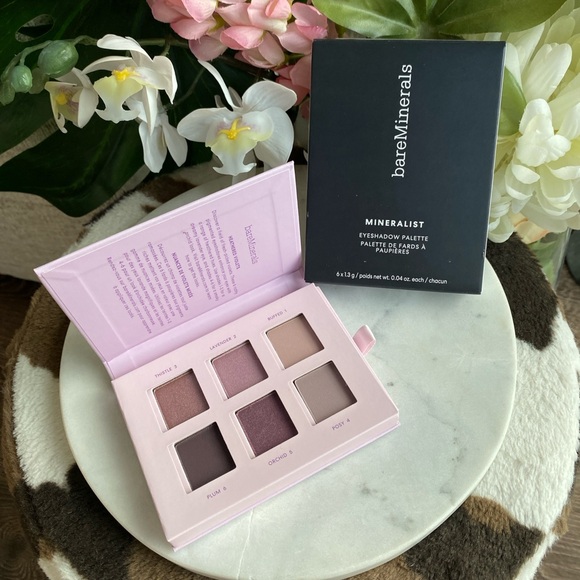 NEW bareMinerals Mineralist Eyeshadow Palette - Heathered - Mauve Plum Purple - Picture 6 of 15